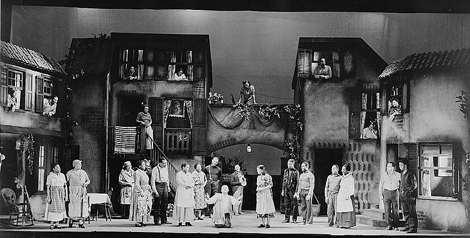 Scene from "Porgy and Bess," 1935-1936. Theater Guild production